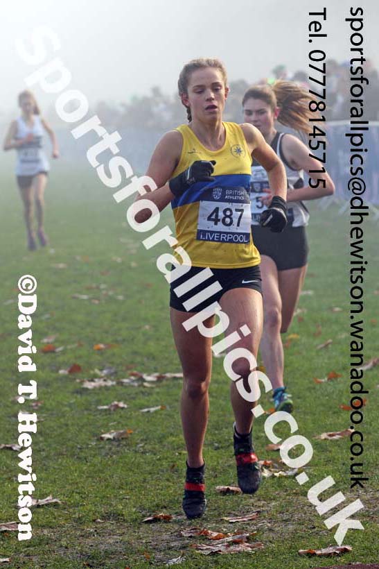 Womens under-17s and Juniors, European Cross Country Trials, Sefton Park, Liverpool. Photo: David T. Hewitson/Sports for All Pics